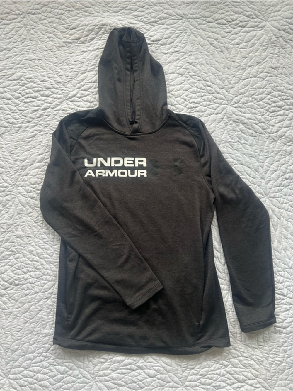 Under Armour Gray Hooded Athletic Pullover